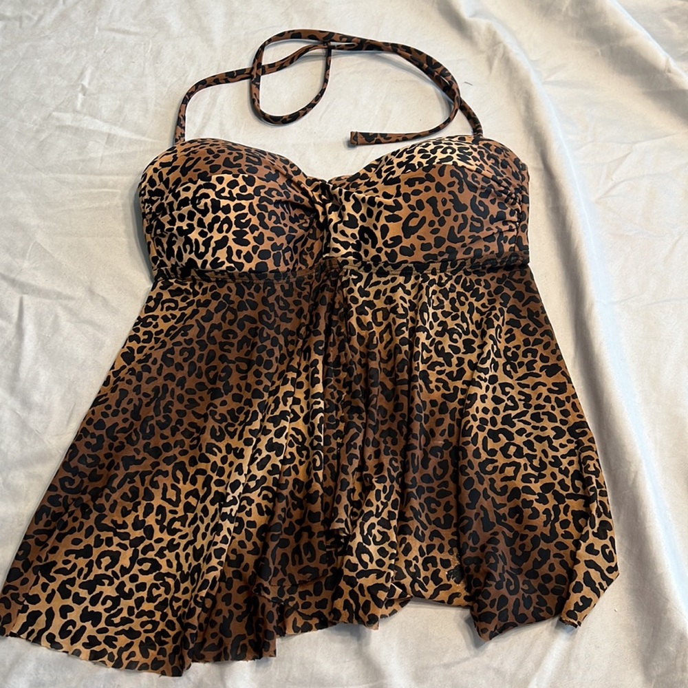 Leopard swim top - Picture 2 of 4